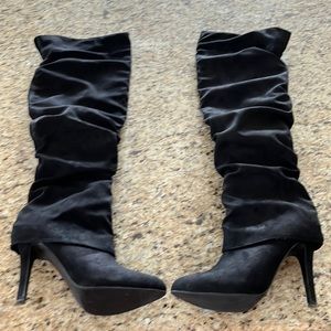 Nina over the knee suede boots
